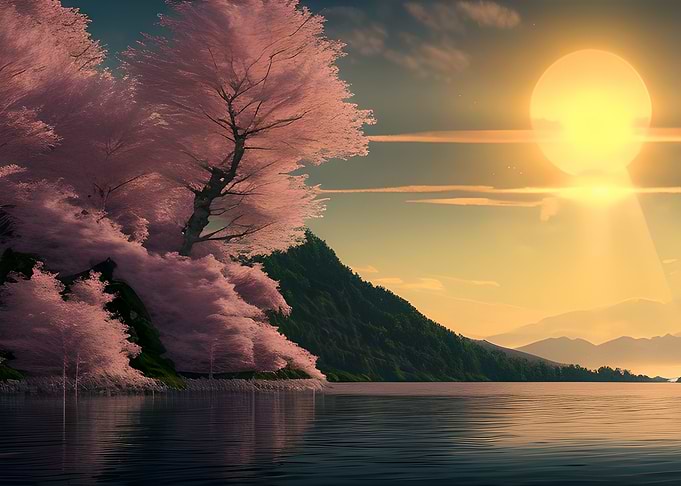 Cherry tree at Lake Nature