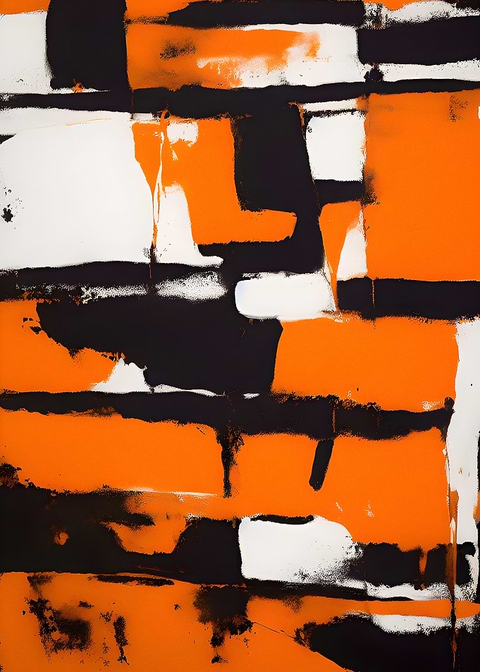 Half Life Abstract Poster
