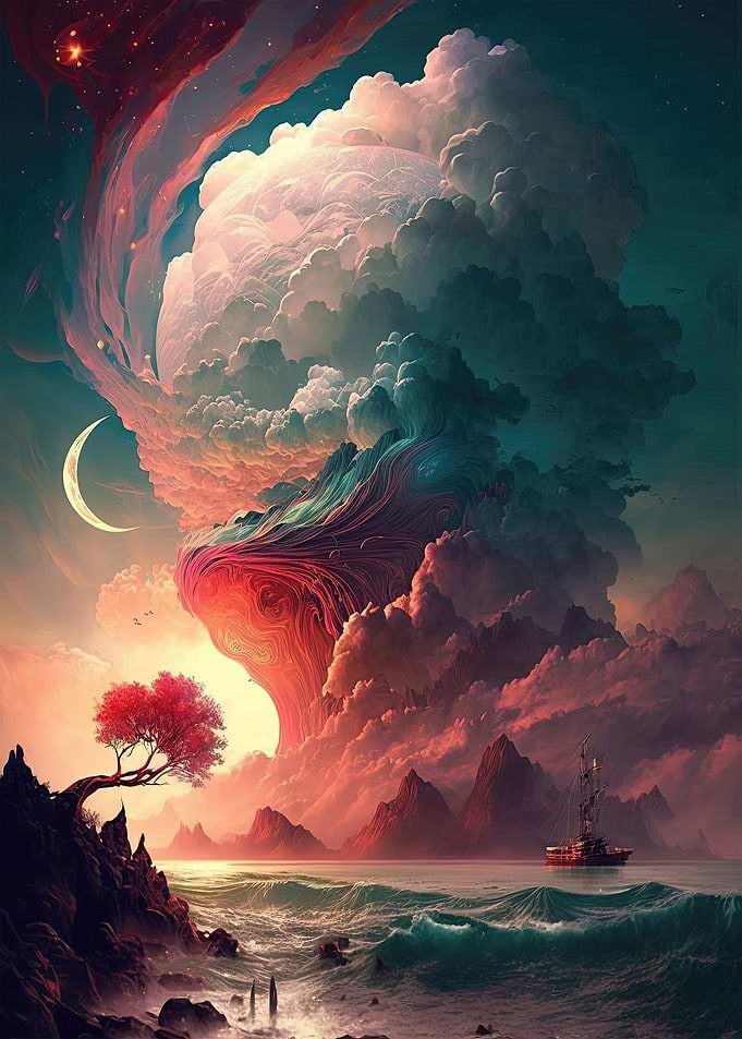 Colorful Fantasy Landscape