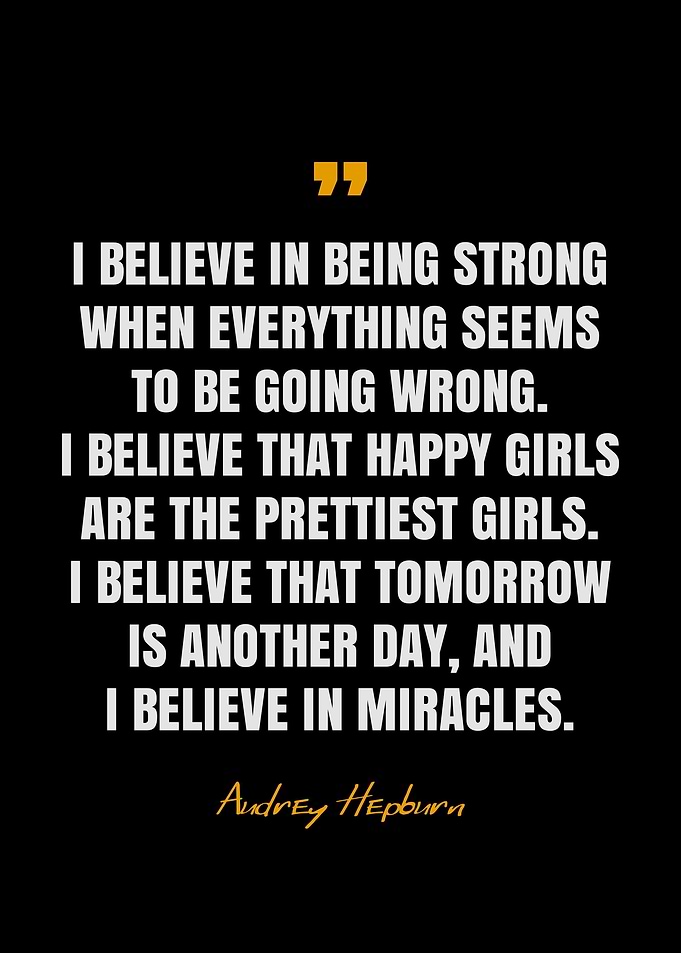 Audrey Hepburn Quotes