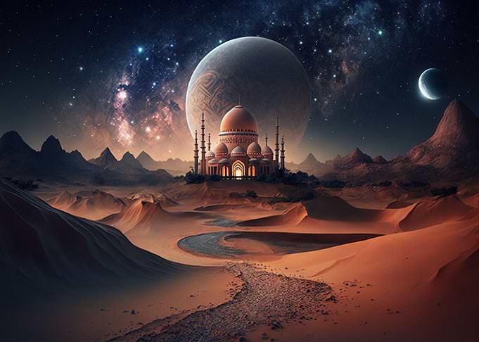 ramadan mosque background