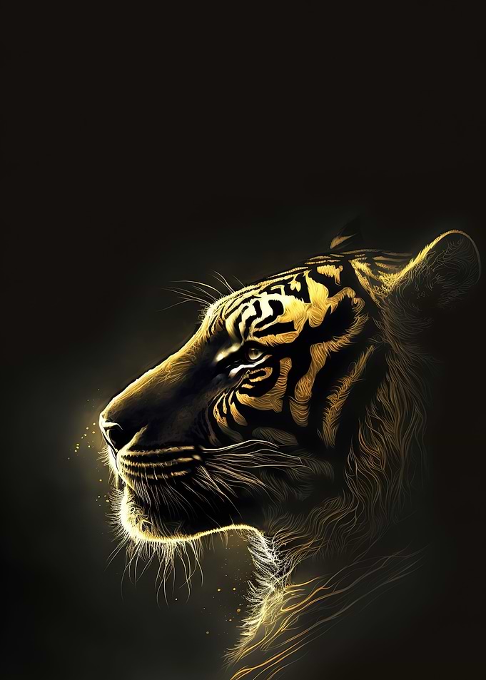 neon tiger