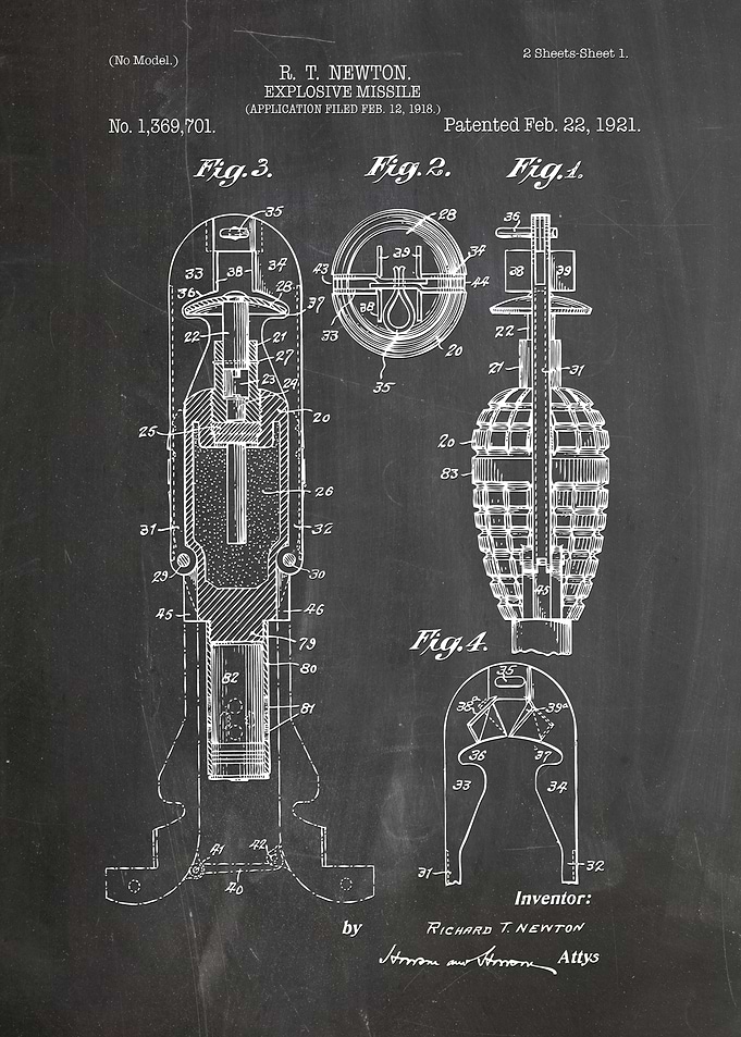 explosive missile 1921