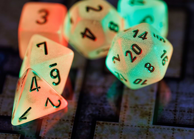 Dice for board game