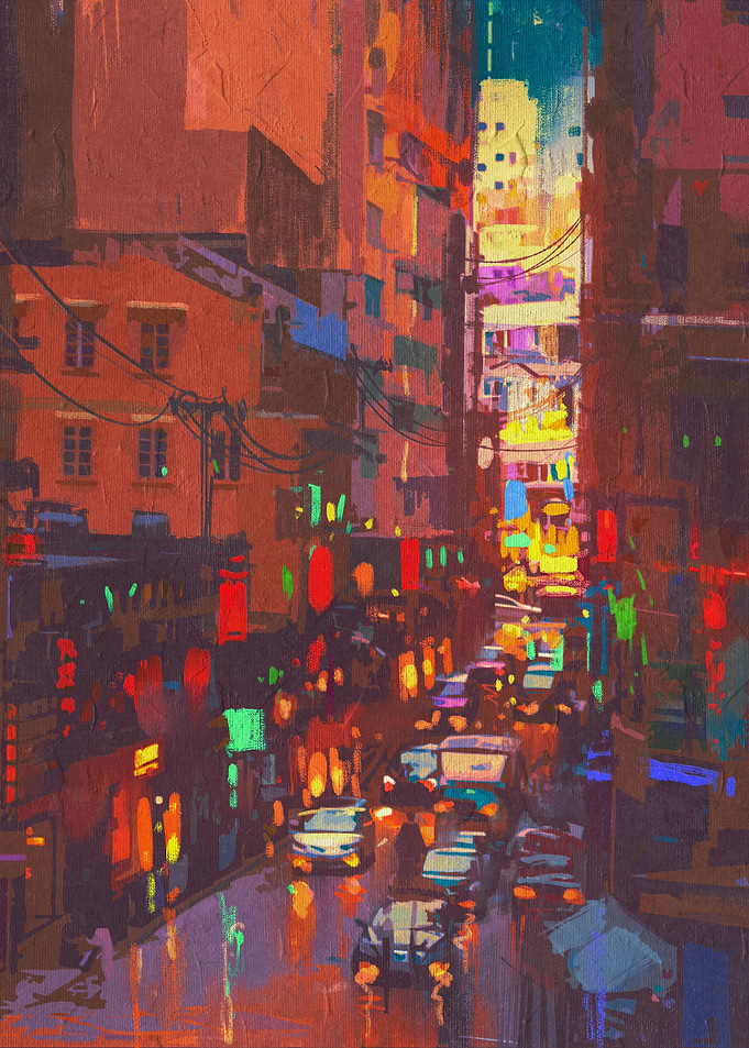 The city light