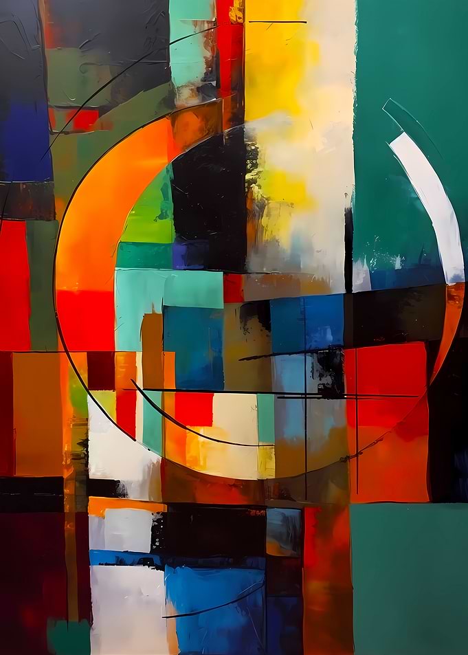 Abstract Art City Life