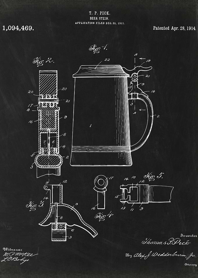 Beer Stein patent