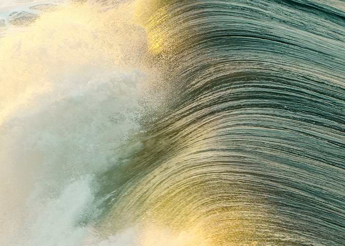 Water flow foam