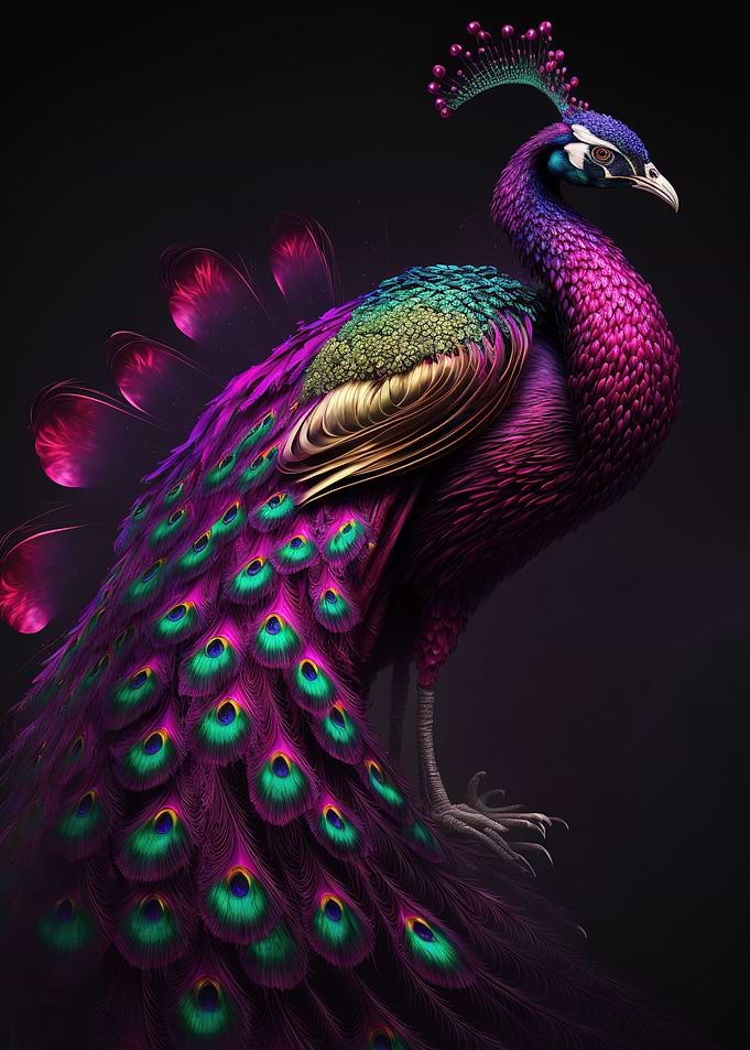 beautiful peacock