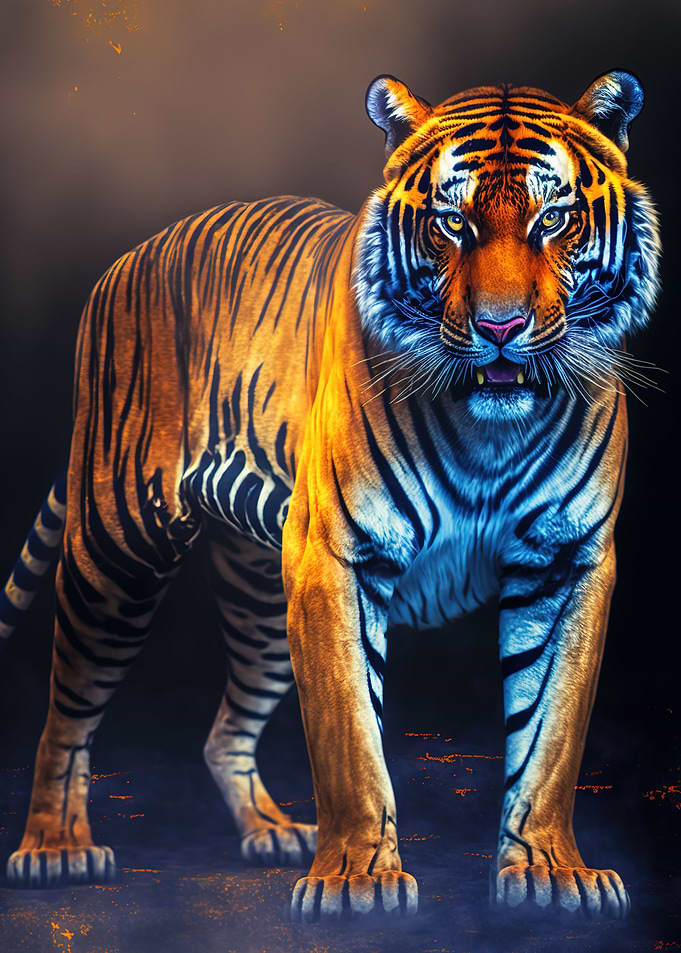 neon tiger