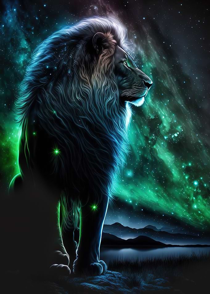 galaxy lion