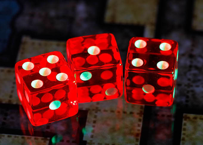 Dice for board game