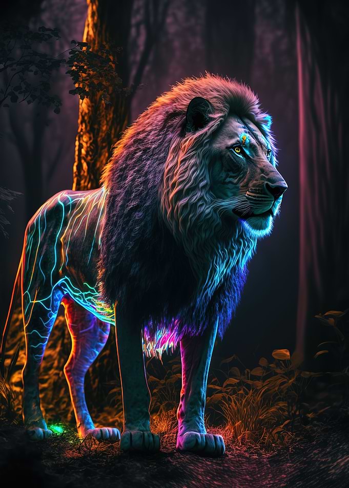 galaxy lion