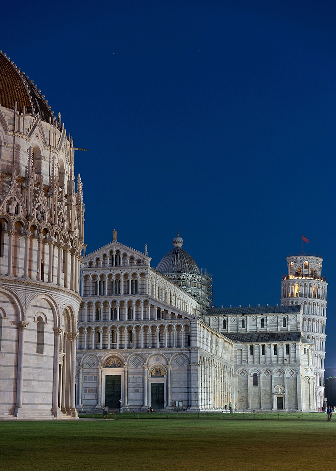 Pisa at night