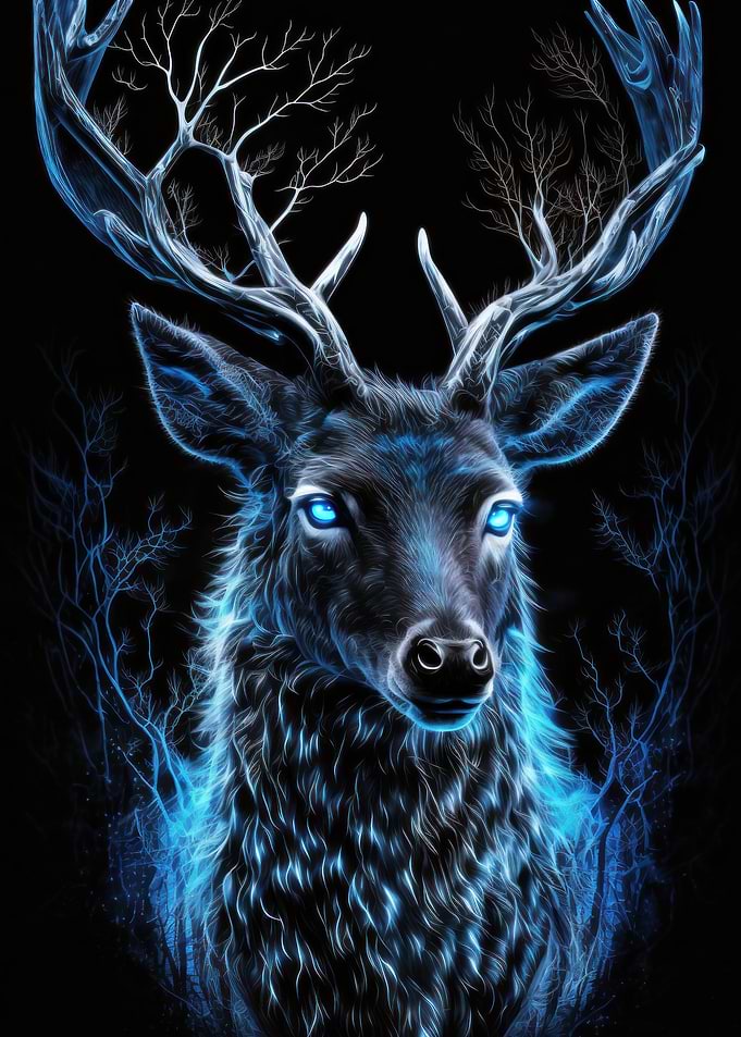Magic frost deer