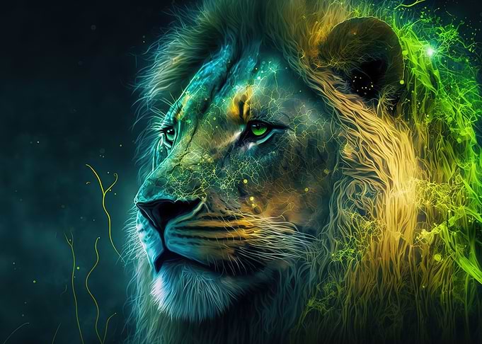 galaxy lion