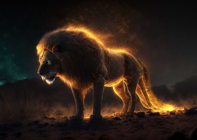 galaxy lion