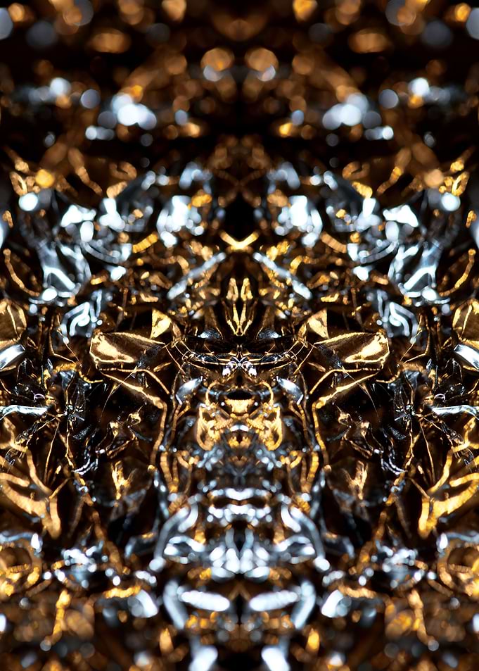 Alu folie abstract designs