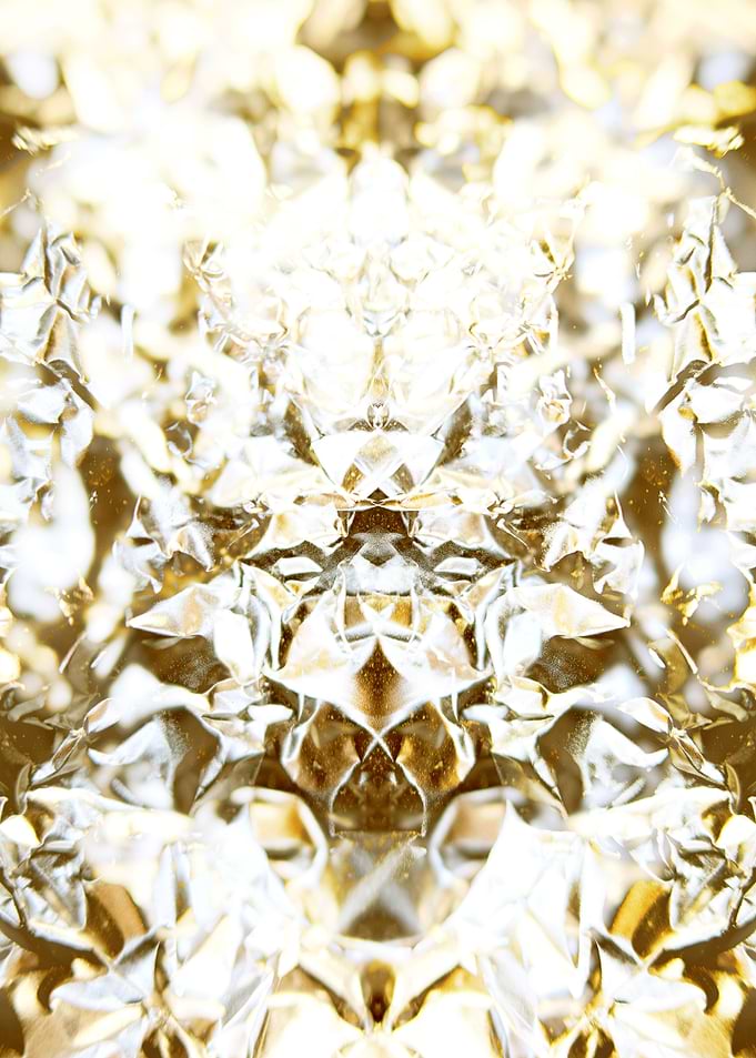 Aluminum paper close up
