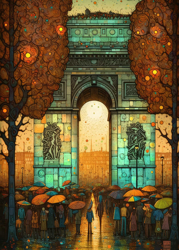 Arc de Triomphe abstract 1