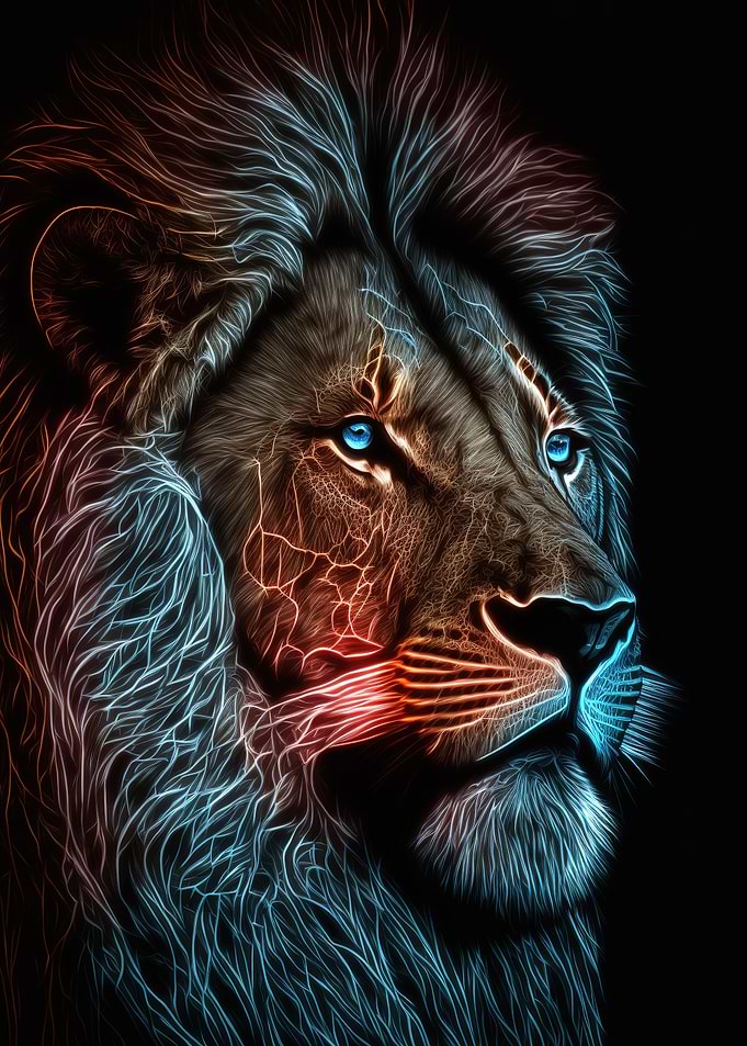 galaxy lion