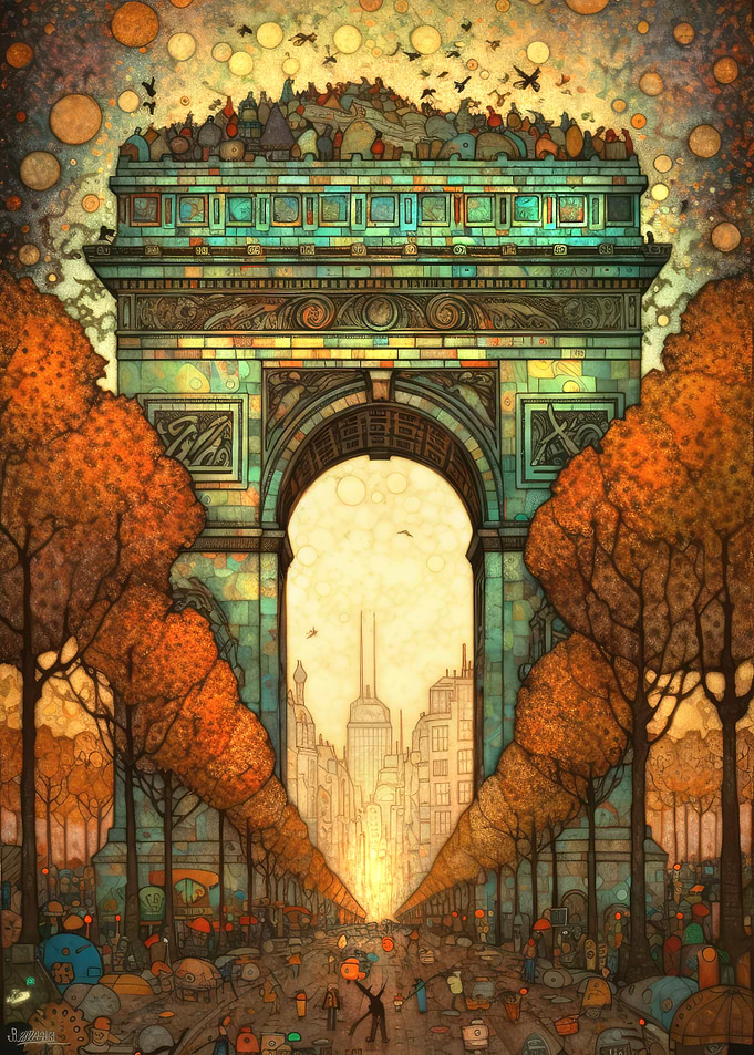 Arc de Triomphe abstract 2