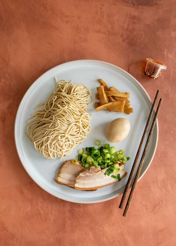 Ramen Prep Ingredients