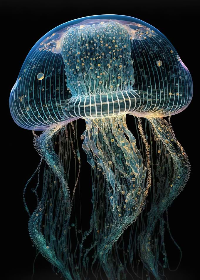 neon jellyfish