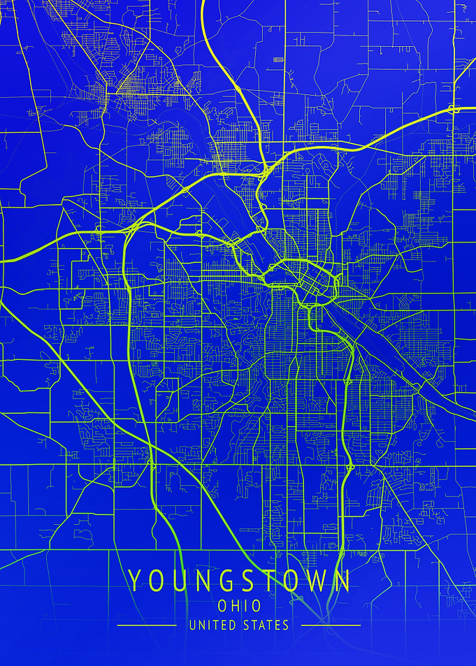 Youngstown Usa City Map