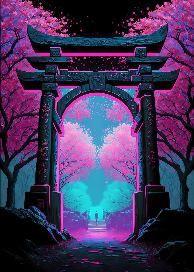 Cherry Blossom Japan Art