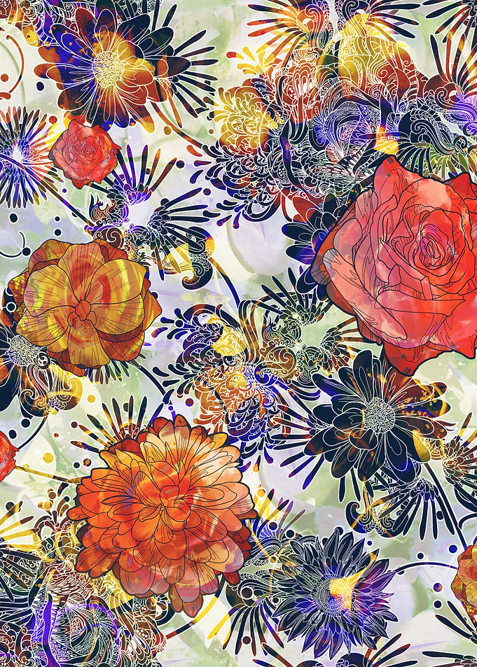 colorful flowers