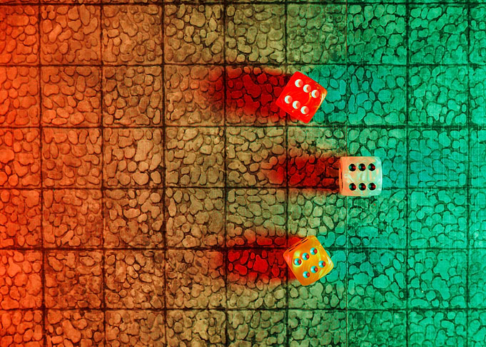Dice for board game