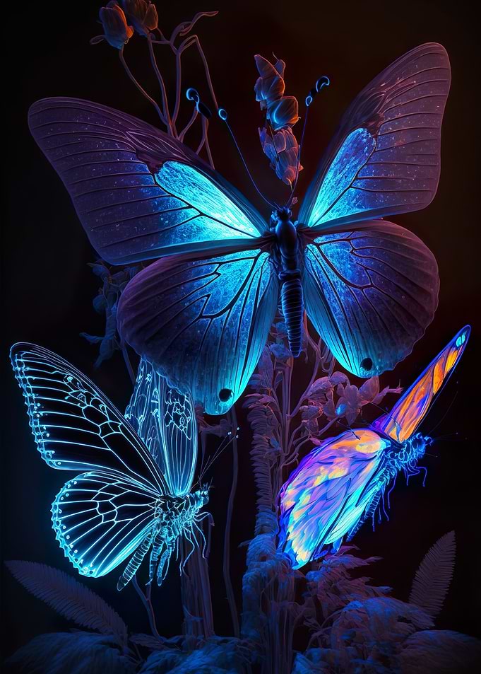 Bioluminescent Butterflies