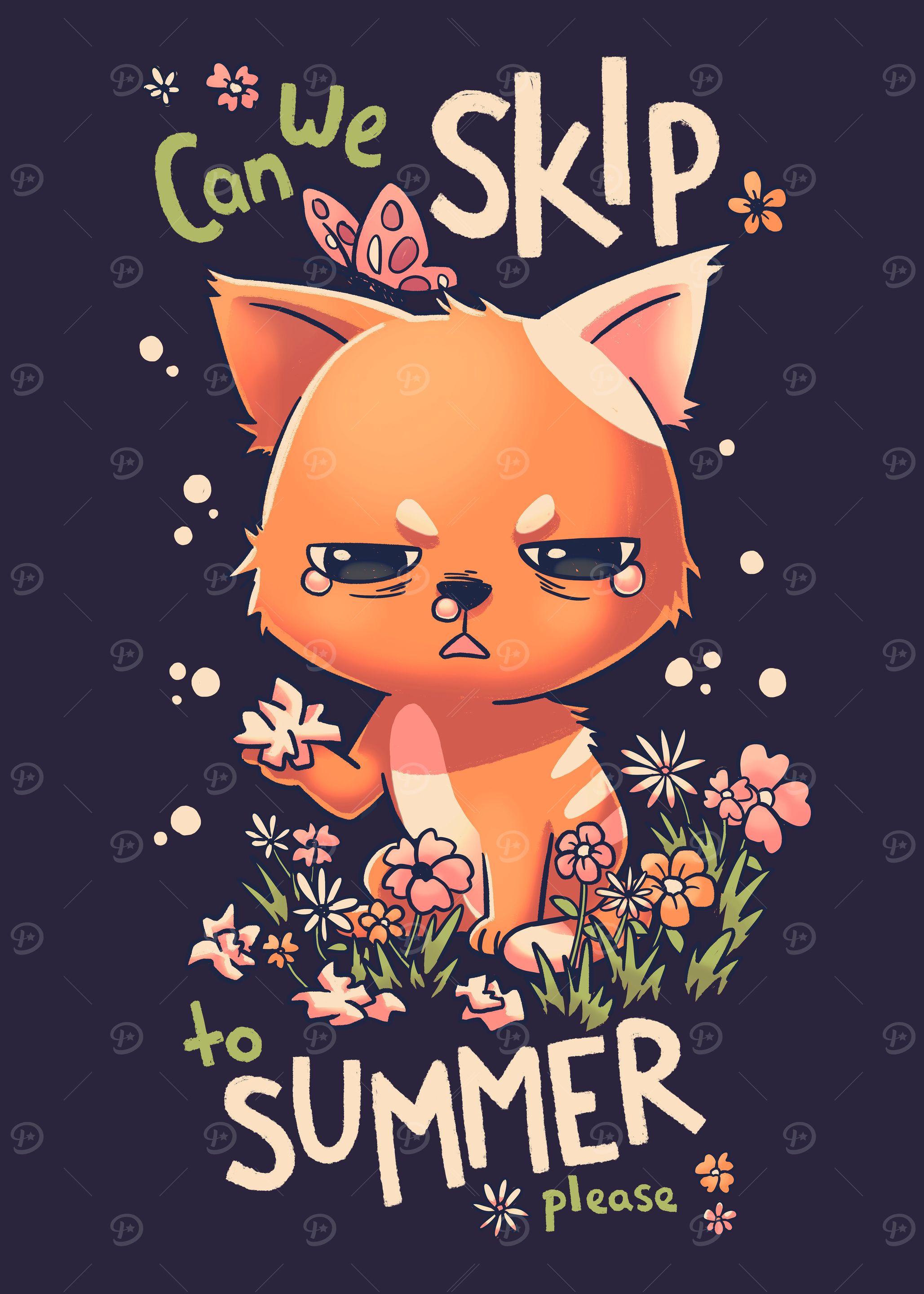 Allergic Cat Skip Spring