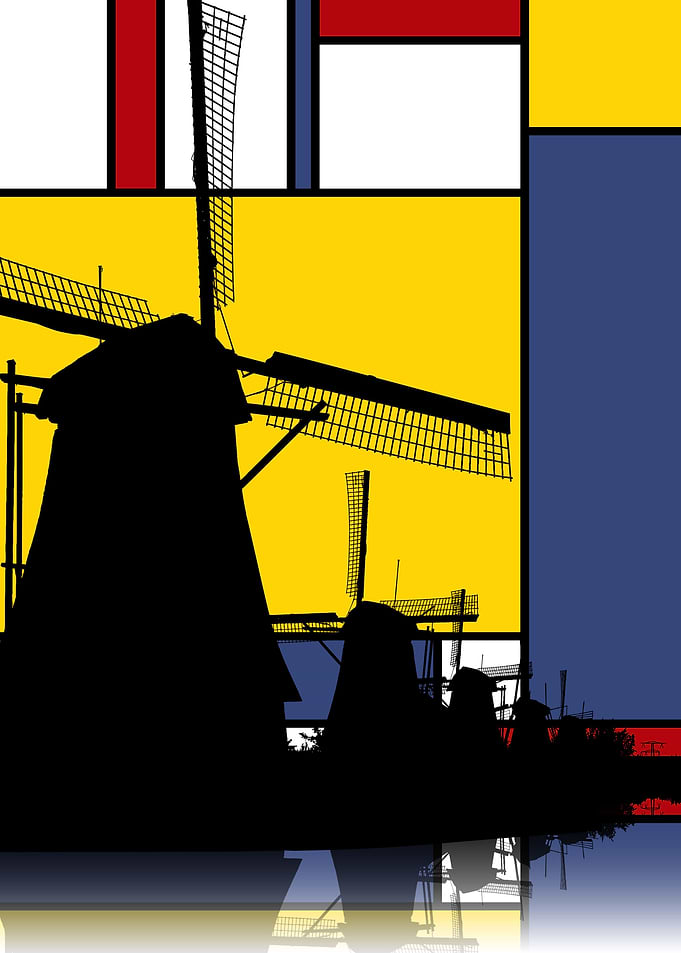 Holland Windmills Mondrian