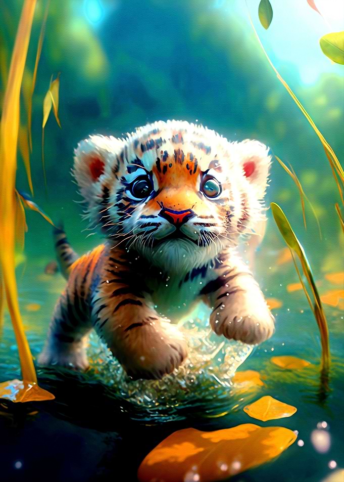 Cute Tiger