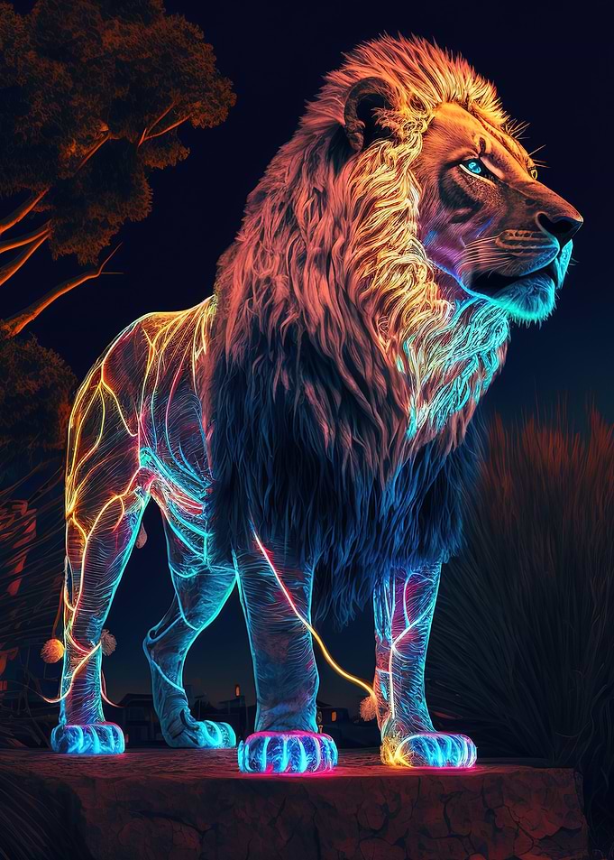 galaxy lion