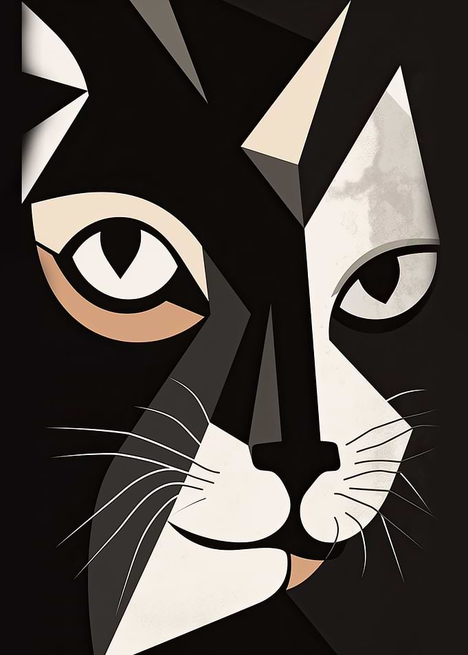 Purrfectly Abstract