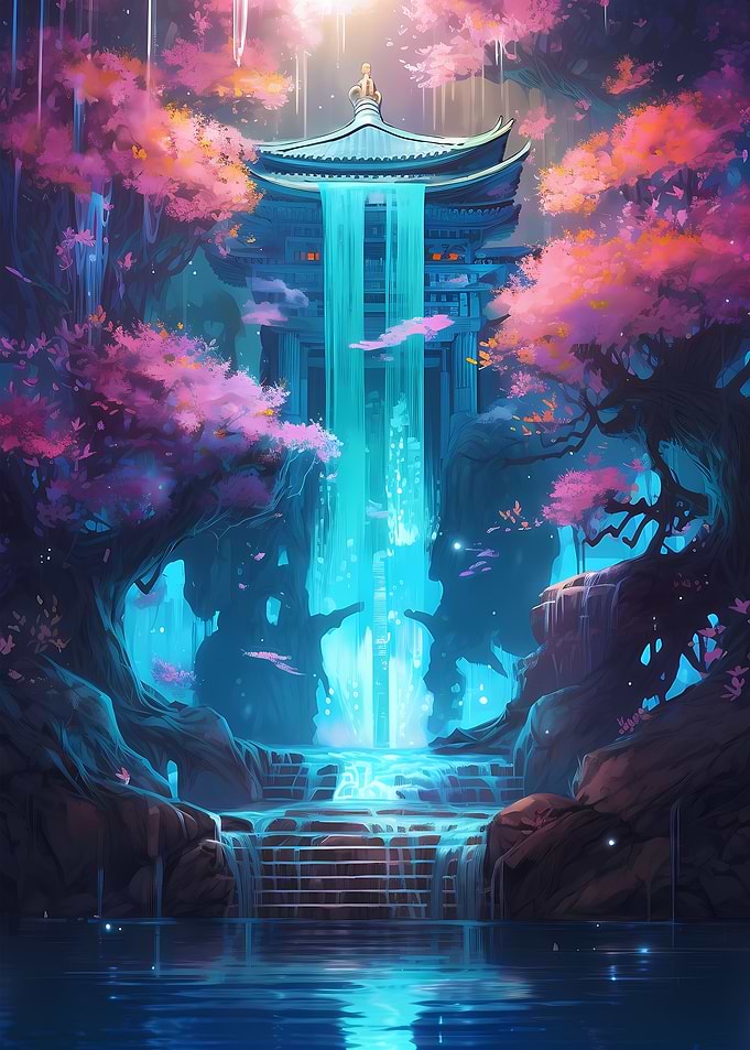Cherry Blossom Japan Art