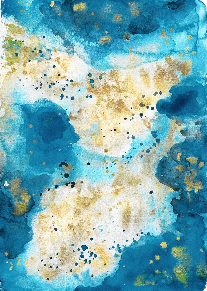 Cobalt and gold