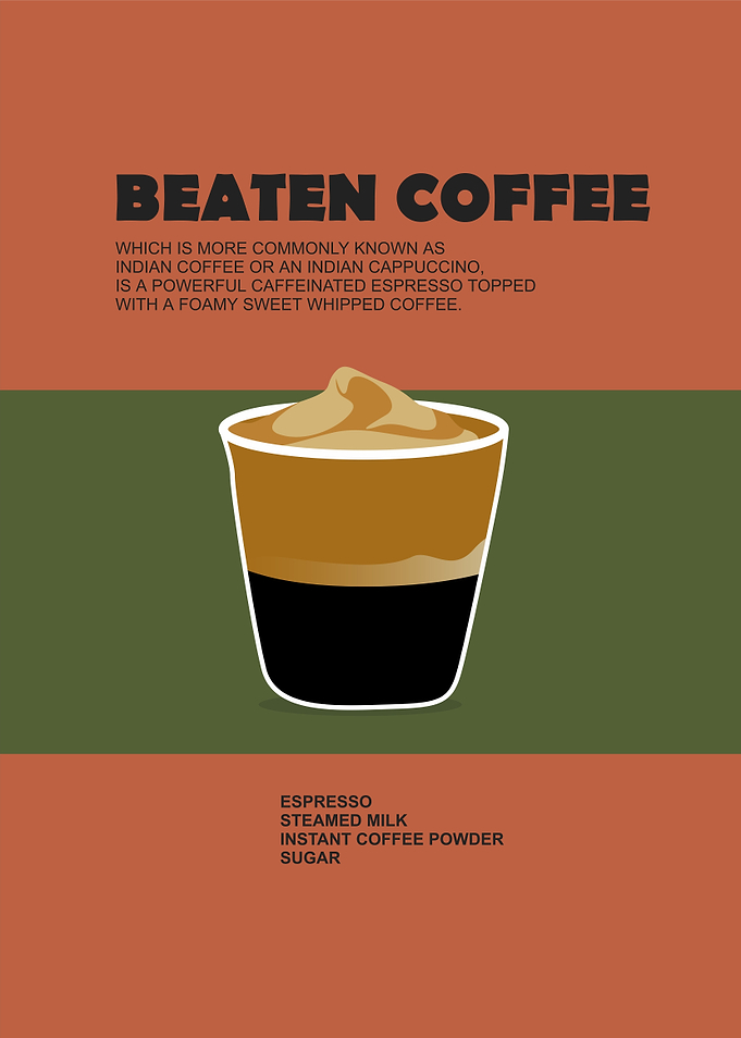 beaten coffee