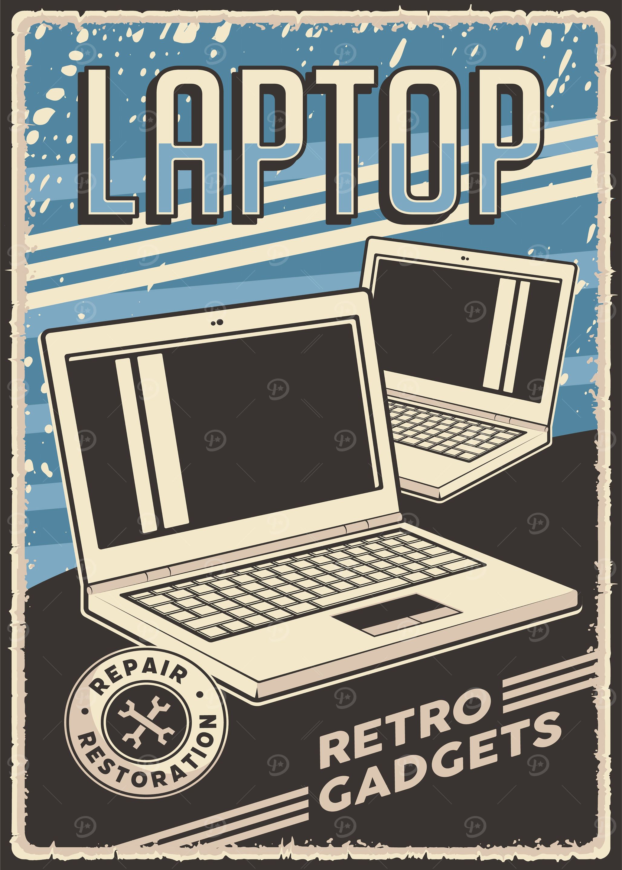 Laptop Pop Art