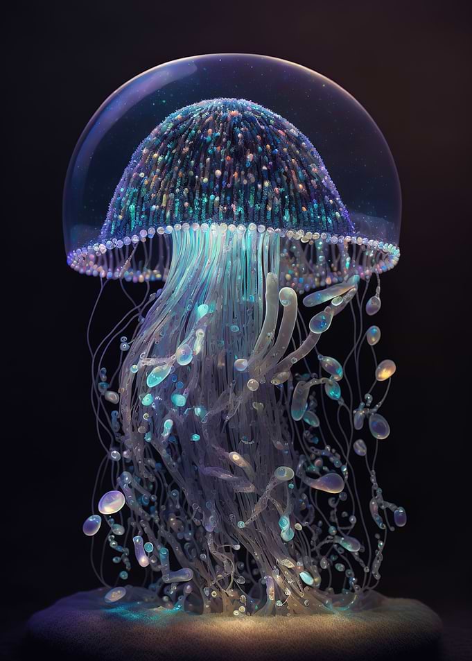 neon jellyfish