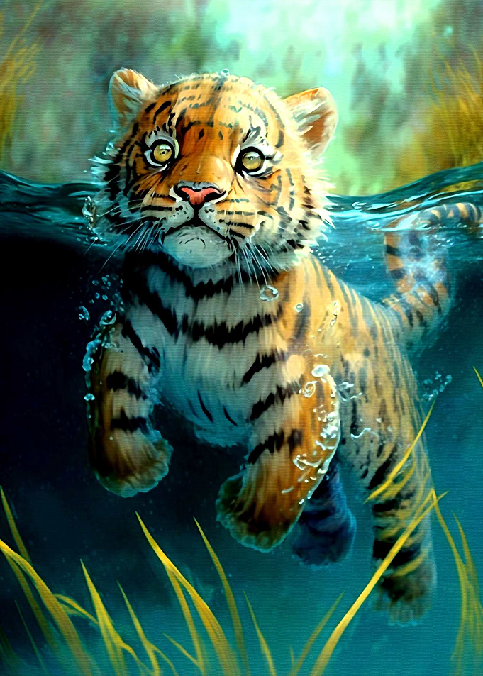 Cute Tiger