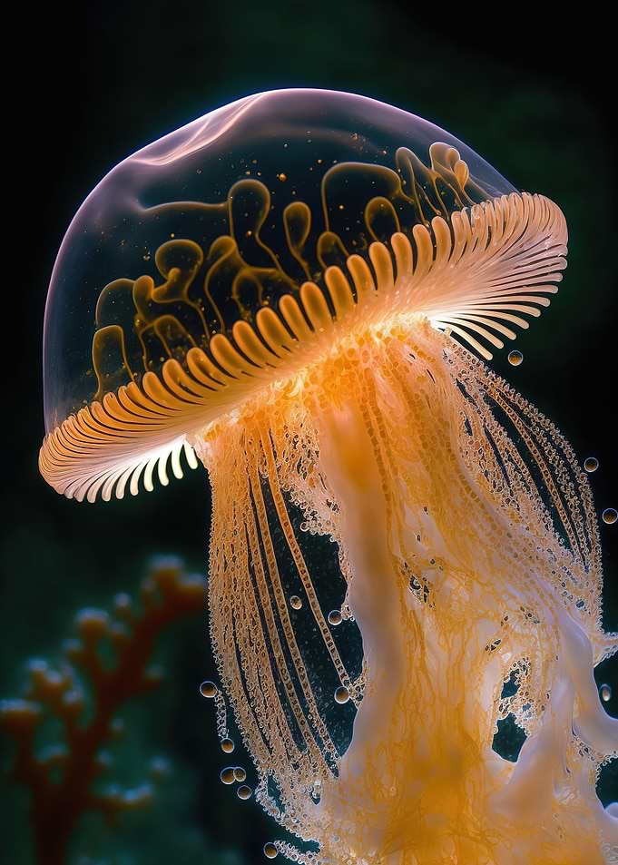 neon jellyfish