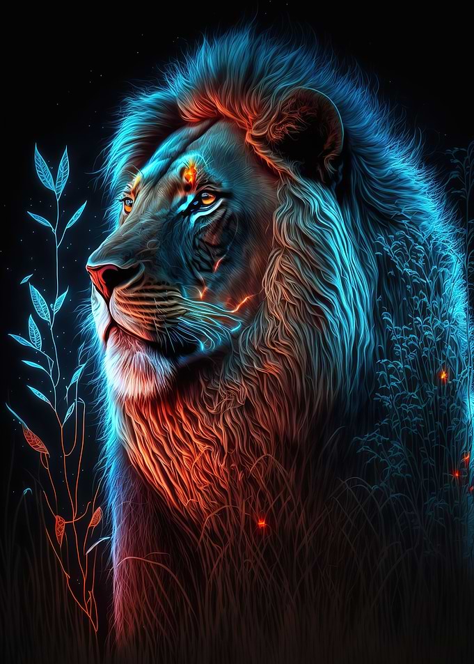galaxy lion