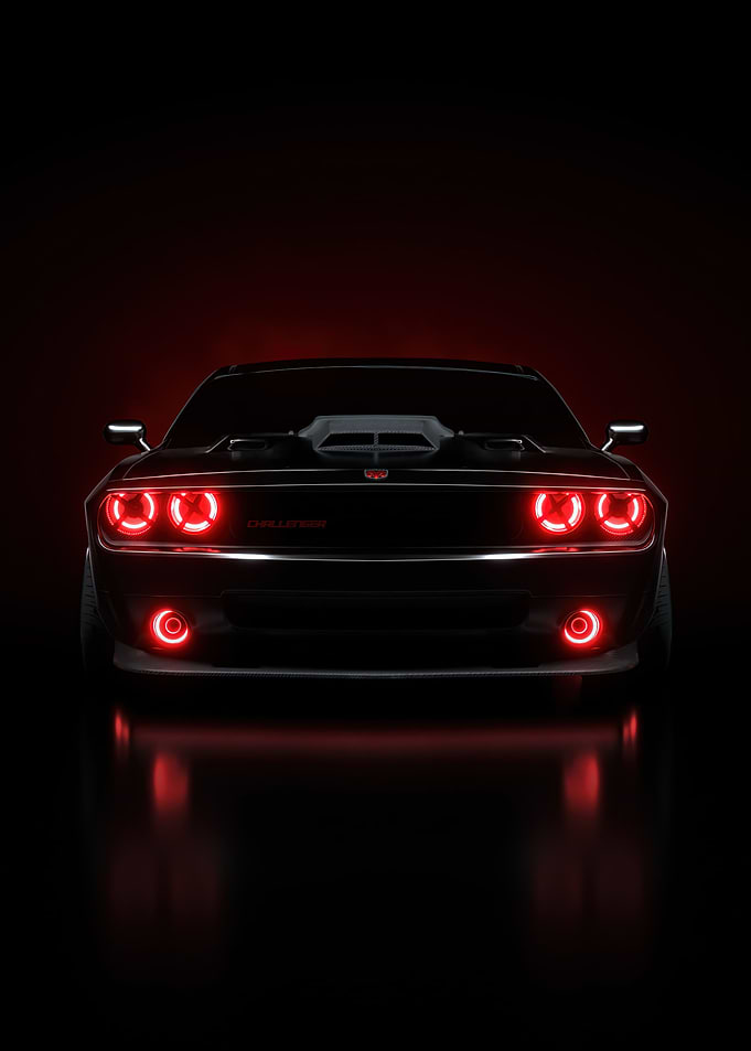 Black Dodge Challanger