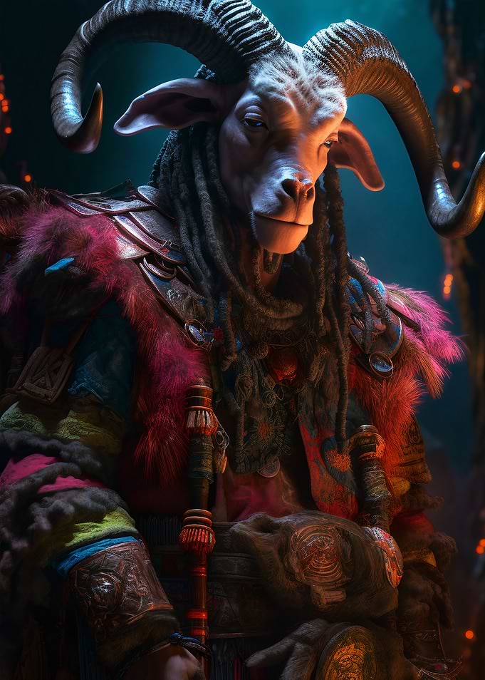 Mystical Ram warrior