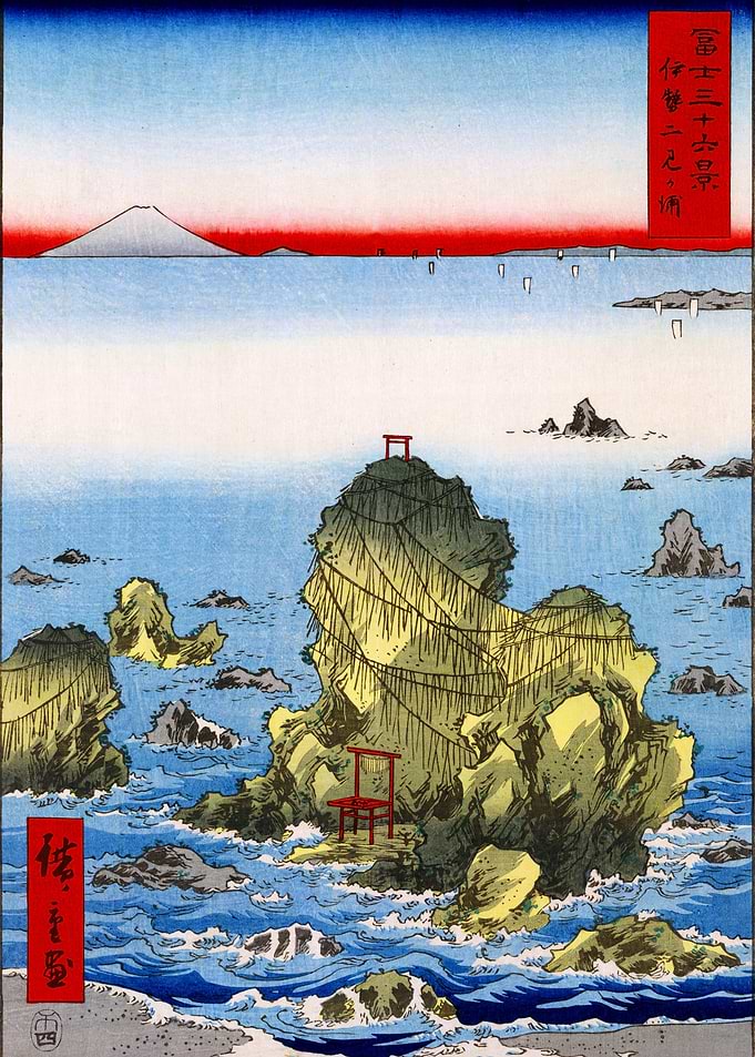 Futami Bay in Ise Province