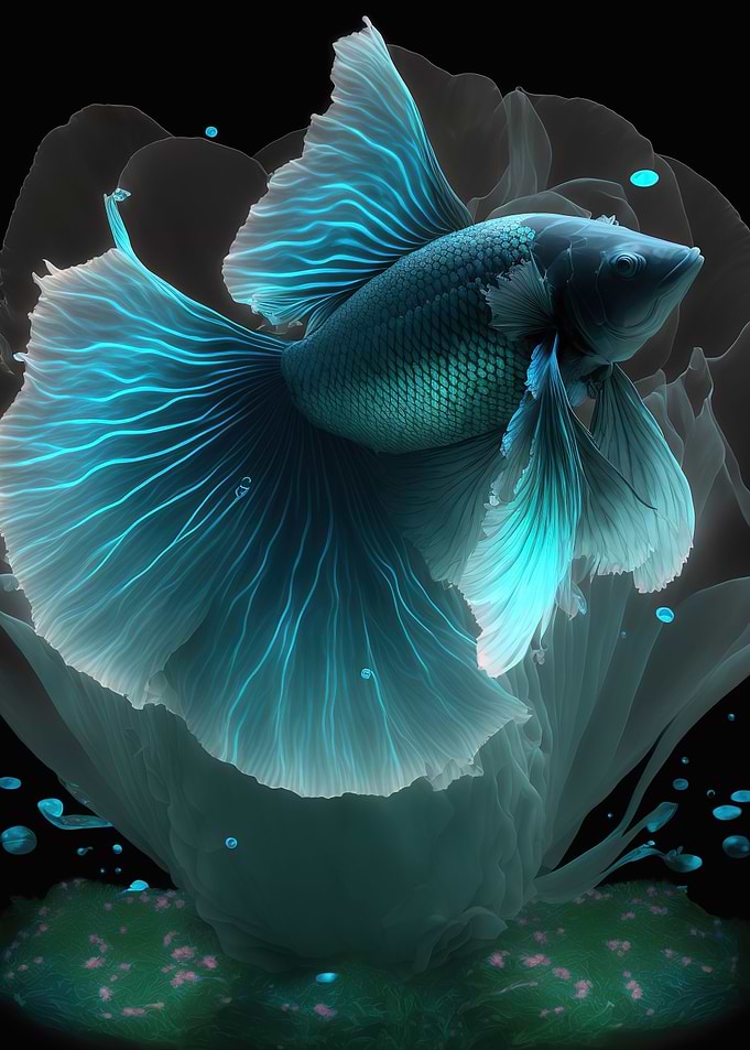 betta fish colorful